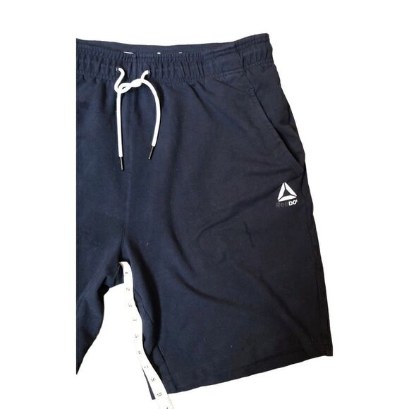 Reebok navy pull on jersey knit jogging shorts - Picture 8 of 9